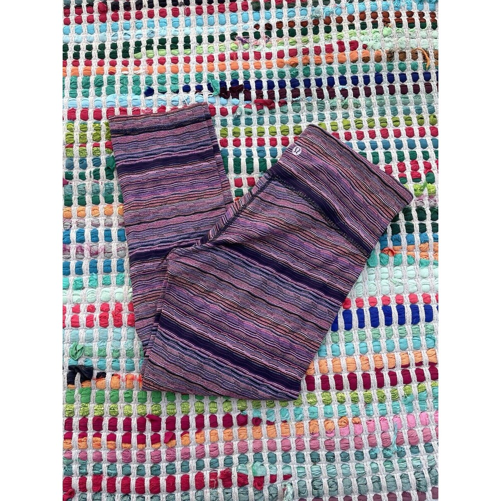Lululemon Wunder Under Pant Womens Size 6 Space Dye Twist High Rise Leggings